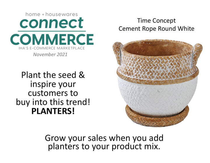 Media Connect Commerce Rope Vase
