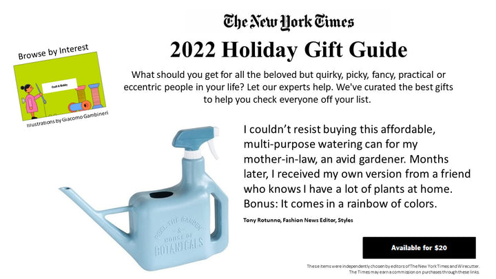 NY TIMES Gift Guide 2022 Spray Sprinkler