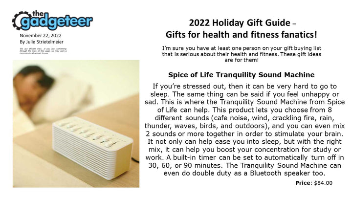 Gadgeteer Tranquility Sound Machine 11 2022
