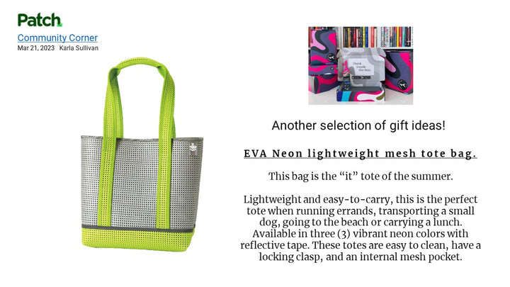 Orca Patch Neon Tote
