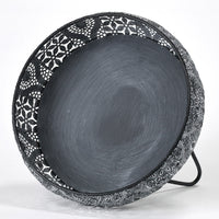 Moroccan Metal Basket with Stand