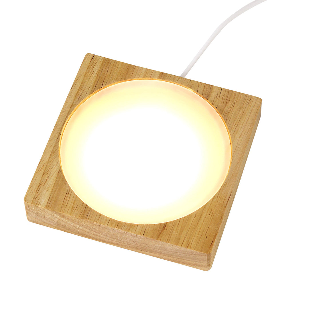 Light-Up LED Wooden base