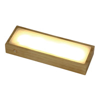Battery-Operated Light-Up LED Wooden Base