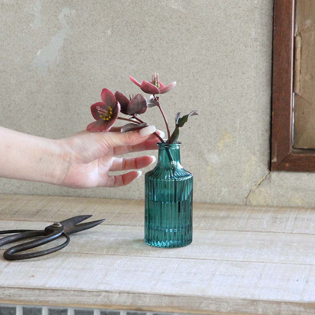 Petite Glass Bud Flower Vase