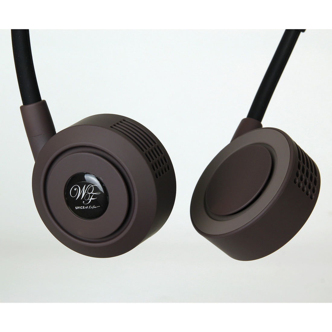 W FAN Blade-free with Speaker & Call receiving Brown