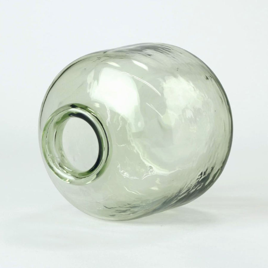 Handcrafted Recycled Glass Vessel: Thick