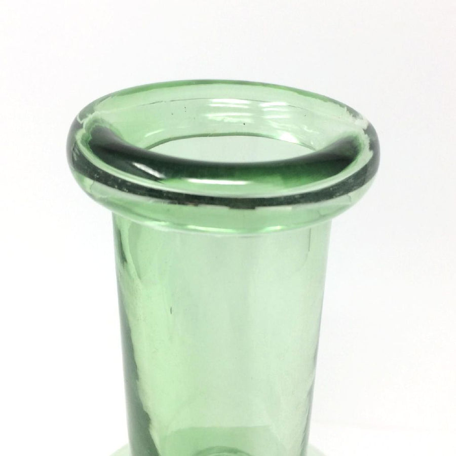 Handcrafted Recycled Glass Vessel: Narrow Neck