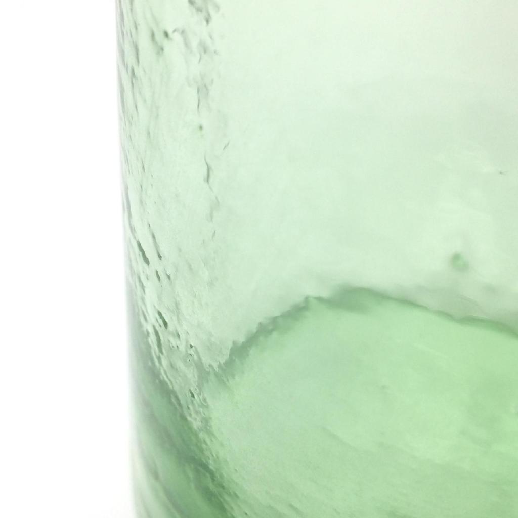 Handcrafted Recycled Glass Vessel: Tall