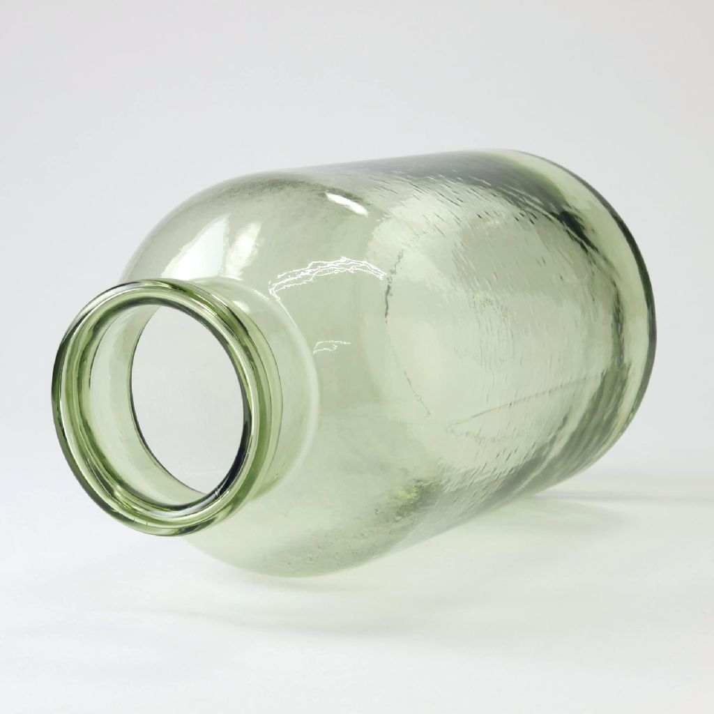 Handcrafted Recycled Glass Vessel: Large - F