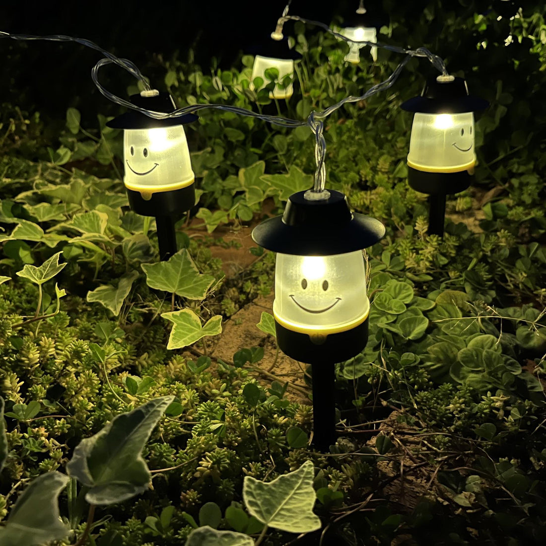 SMiLE LED Lantern 2 Way Garland Waterproof (Battery Operated)
