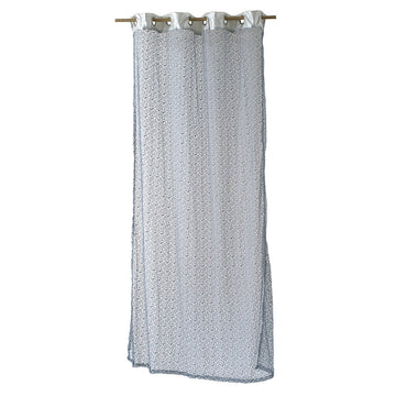 Breeze Mesh Curtain Panel with Grommets - 100% Polyester, Multipurpose Drapery