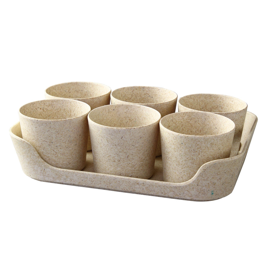 Eco Planter Herb - 6 Pot with Tray