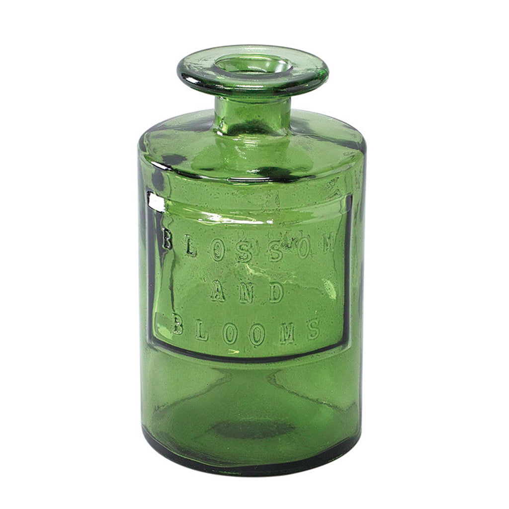 Glass Bottle 6" - 100% Recycled Glass Made in Valencia, Spain