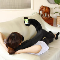 Mobile Pillow with Smartphone Holder - Micro Foam Beads Cushion
